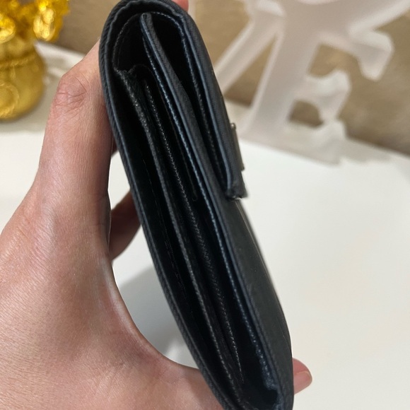 PRADA TESSUTO BLACK NYLON WALLET - Picture 3 of 15